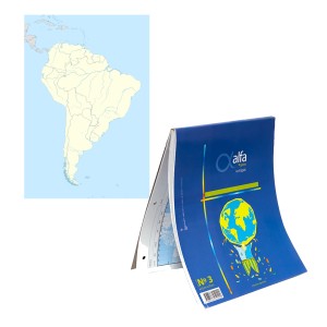 ALFA MAPAS N°3 x 40u POLITICO AMERICA DEL SUR